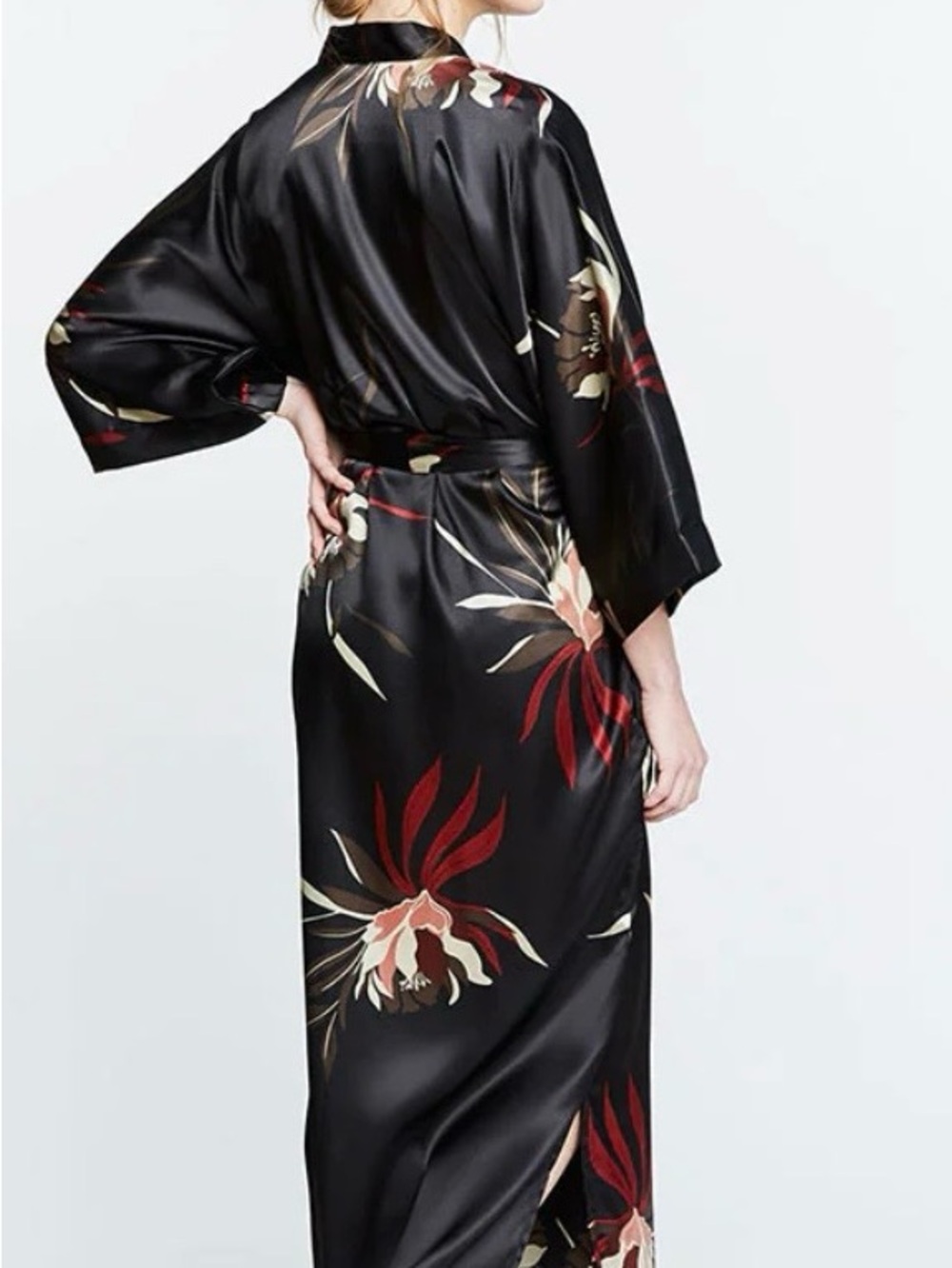 HANA LONG KIMONO ROBE - Picture 8 of 9